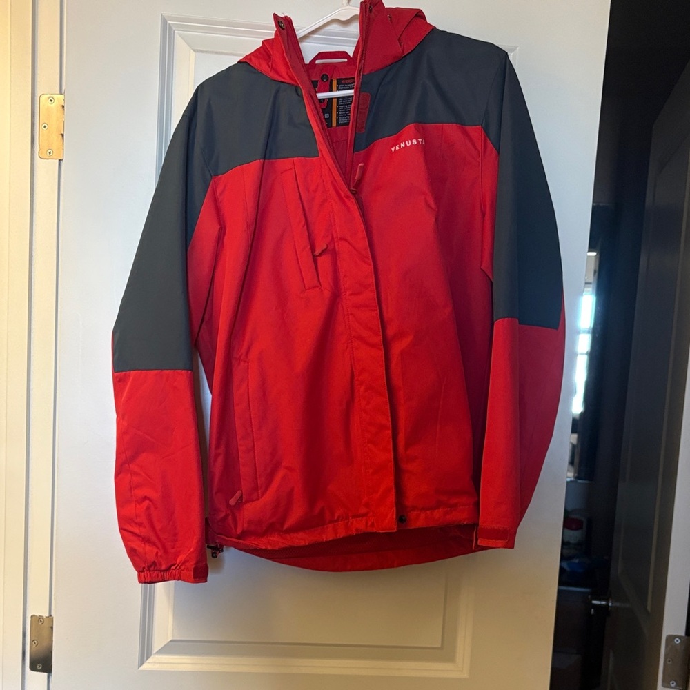 Red and Gray Women's Jacket